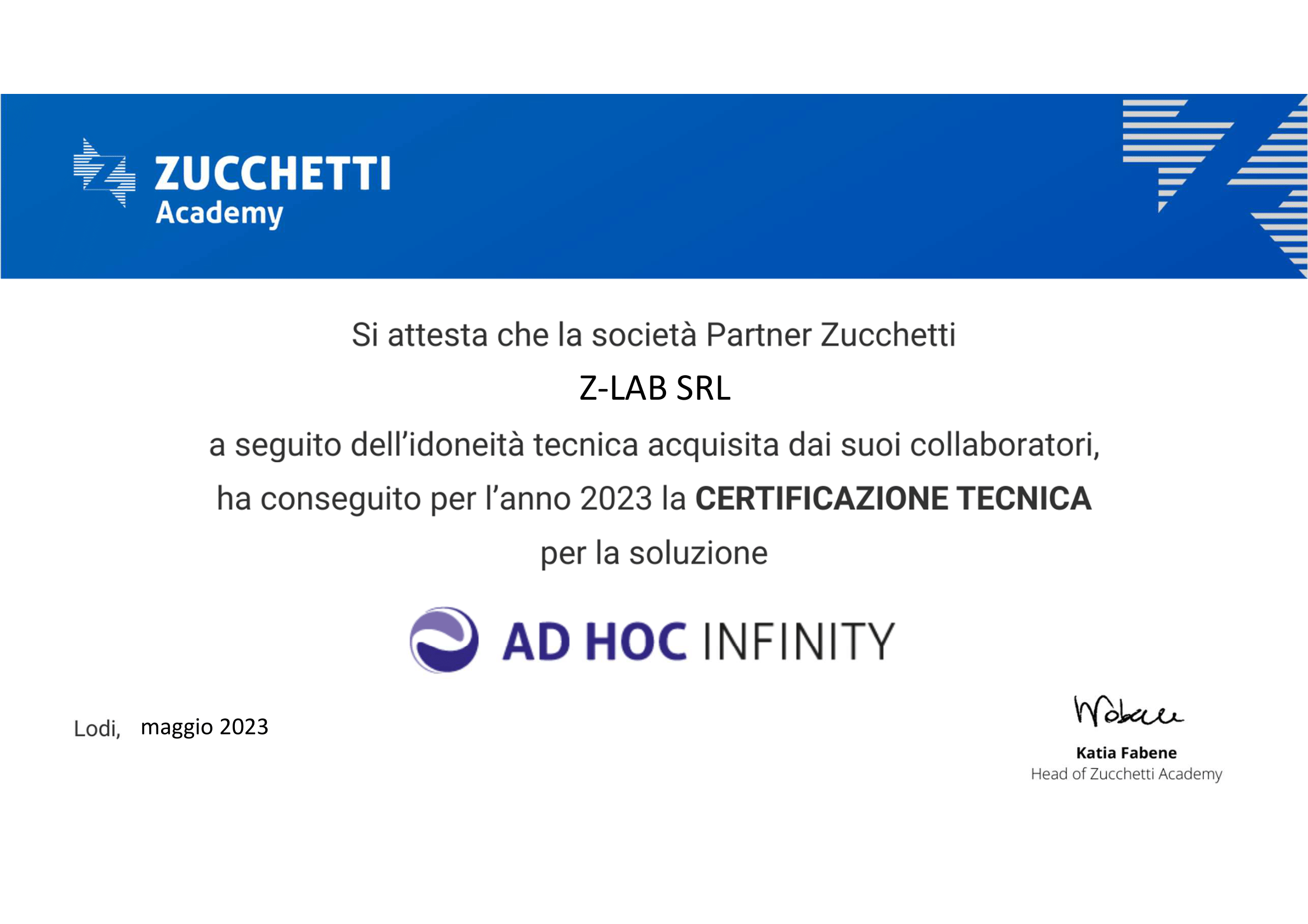 Certificazione tecnica